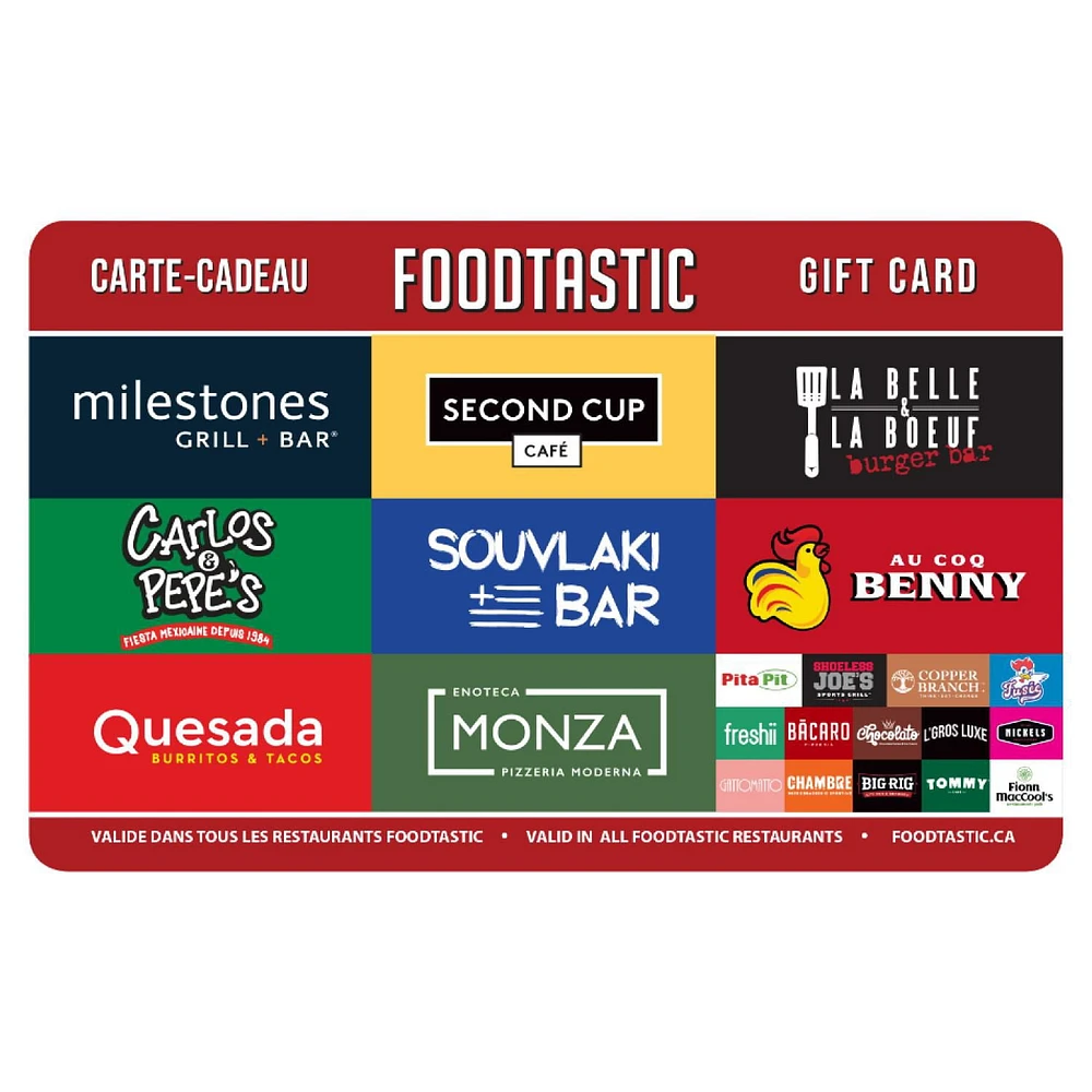 Foodtastic $50 eGift Card (Email Delivery)