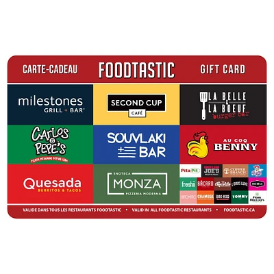 Foodtastic $50 eGift Card (Email Delivery)