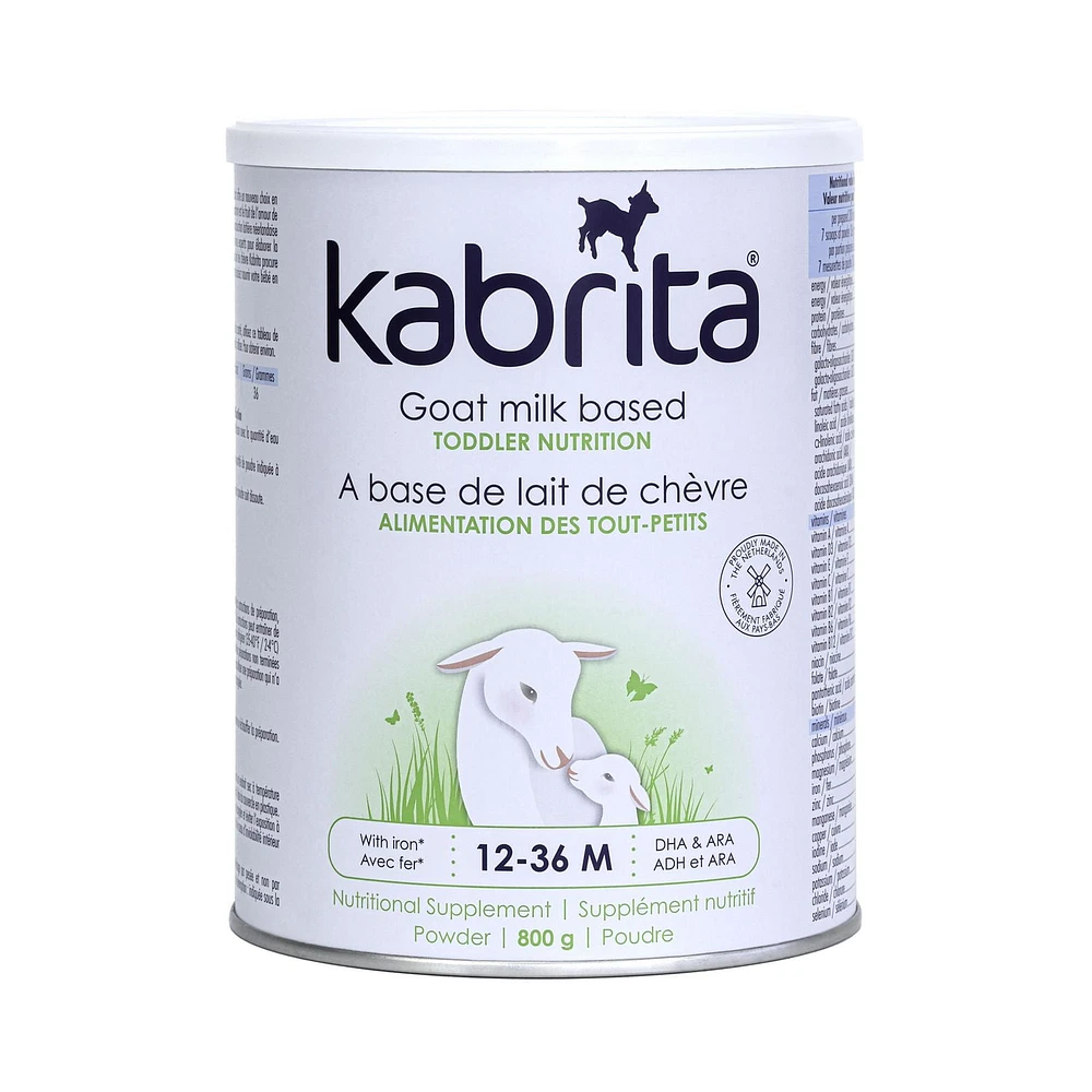 Kabrita Goat Milk-Based Toddler Nutrition Drink, 12-36 months, 800g