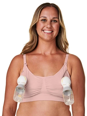 Basics by Bravado Women's 2-in-1 Pumping and Nursing Bra, Sizes S-XXL