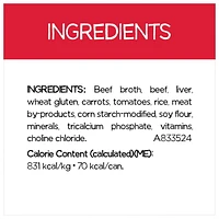 Beneful IncrediBites en Sauce avec du Vrai Bœuf, Nourriture Humide pour Chiens 85 g 85 g