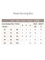 Basics by Bravado Women's Sleep Maternity and Nursing Bra, Sizes S-XXL