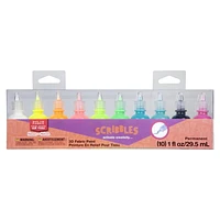 Scribbles 1 fl oz 3D Fabric Paint 10 Pack Neon, 3D fabric paint