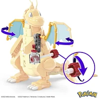 MEGA Pokémon Building Toy Kit Dragonite (387 Pieces) with Motion for Kids, Ages 8+