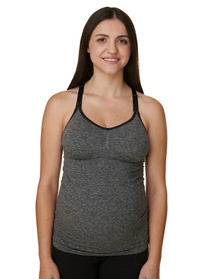 Basics by Bravado Women's Slimming Maternity and Nursing Cami