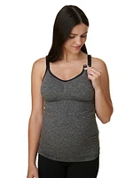 Basics by Bravado Women's Slimming Maternity and Nursing Cami