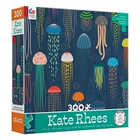 Kate Rhees - Jellyfish - Oversized 300 Piece Jigsaw Puzzle