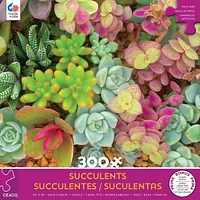 SUCCULENTS - BRIGHT - 300 PIECE PUZZLE