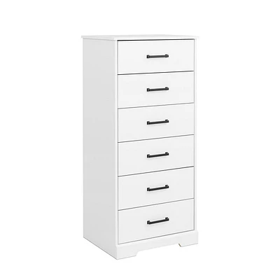 Prepac Rustic Ridge 6 Drawer 18.5"D x 23.75"W x 51.5"H Dresser
