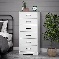 Prepac Rustic Ridge 6 Drawer 18.5"D x 23.75"W x 51.5"H Dresser