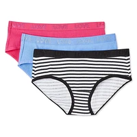 No Boundaries Women's Rib Hipster 3-Pack