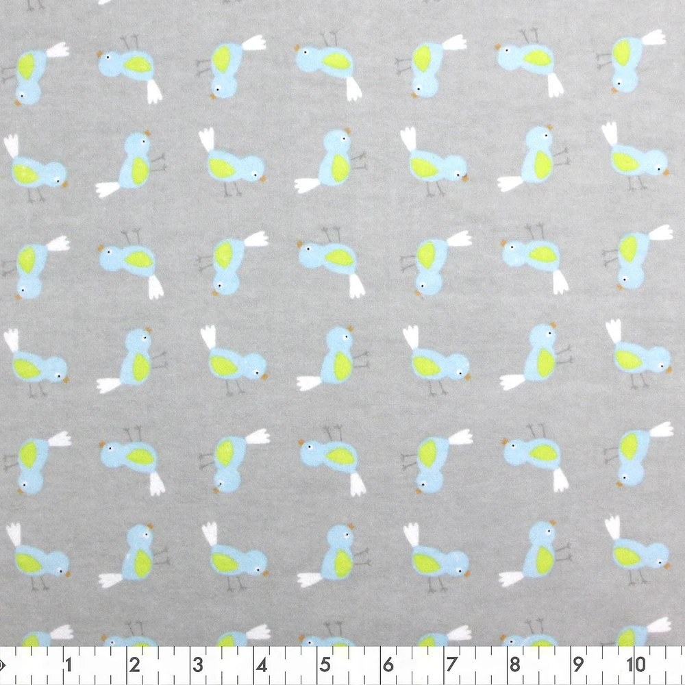 Fabric Creations Baby Boy Flannel Pre-Cut Pack, 4 x 1/2 yd