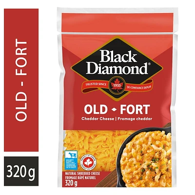 Black Diamond Shredded Cheese Old Cheddar 32%