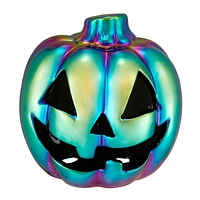 Halloween Deco Way to celebrate 5inch Ceramic Electroplated Pumkin Head