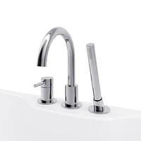 A&E Bath and Shower OXFORD Chrome Brass Deck Mount Faucet