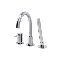 A&E Bath and Shower OXFORD Chrome Brass Deck Mount Faucet