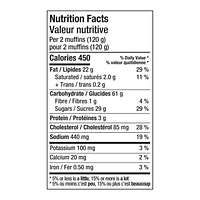 Promise Gluten Free Blueberry Muffins, 4 pieces, 240 g total