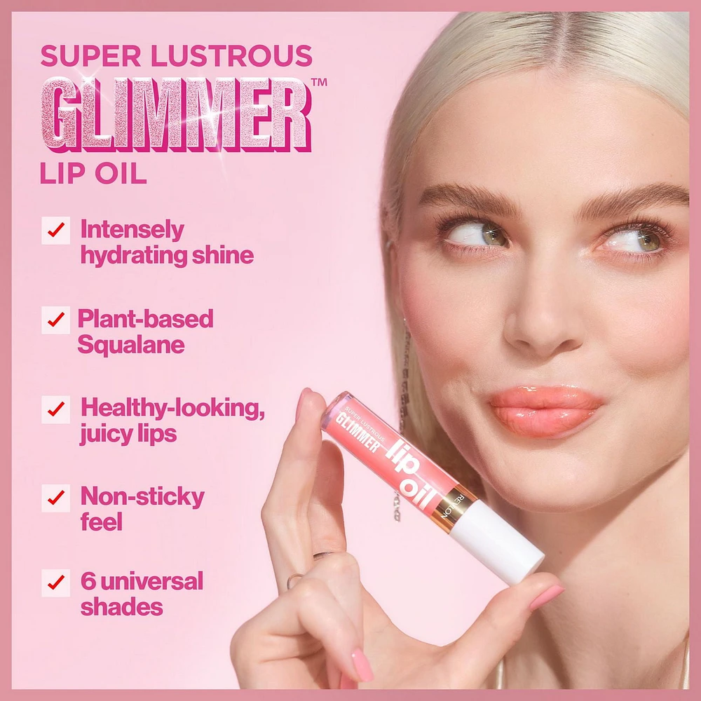 Huile à lèvres Super Lustrous Glimmer™, Hydratante 0.13 fl oz