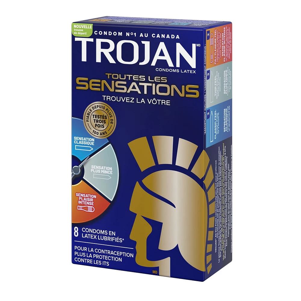 Trojan All The Feels Lubricated Condoms