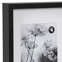 Gally Black Picture Frame, 5" x 7"/3.5" x 5"