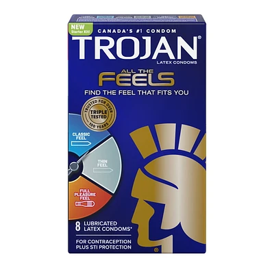 Trojan All The Feels Lubricated Condoms