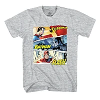 Boys Justice League Comic Short Sleeve T-Shirt