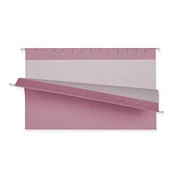 Continental Letter Size Hanging Folders. Pink Colour, 6 Count