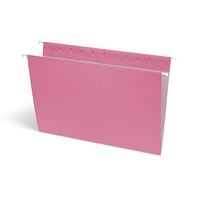 Continental Letter Size Hanging Folders. Pink Colour, 6 Count