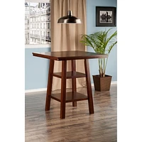 Winsome Orlando High Table with 2 Shelves - 94034