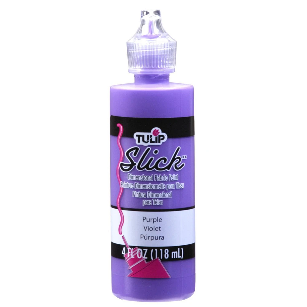 Tulip Dimensional Fabric Paint 4 fl oz Purple, Dimensional fabric paint