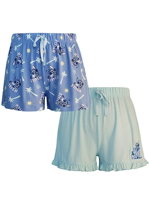 Lilo & Stitch Knit Sleep 2 Pack Short - Adults, Sizes:XS-XL