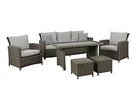 Greymont 6PC High Table Concversation Set