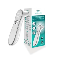 Thermomètre infrarouge pour le front et les oreilles wellworks ™ Aidez à protéger toute la famille.