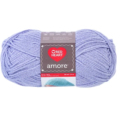 Red Heart® Amore™ Yarn, Polyester #4 Medium, 3.5oz/100g, 198 Yards