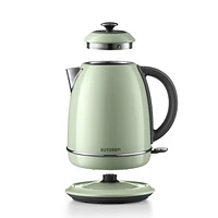 BUYDEEM K640 1.7L Stainless Steel Electric Tea Kettle with Auto Shut-Off and Boil Dry Protection.