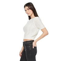 No Boundaries Women's Crochet Top