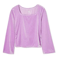 Justice Girls' Shimmer Top