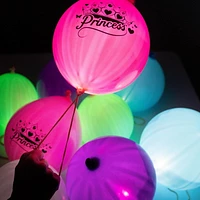 Illooms Mini Punch Pink Mix 10Pk, Light up Balloons