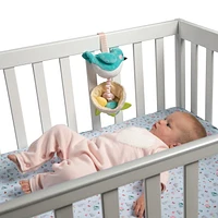 Manhattan Toy Lullaby Bird Pull Musical Crib And Baby Toy