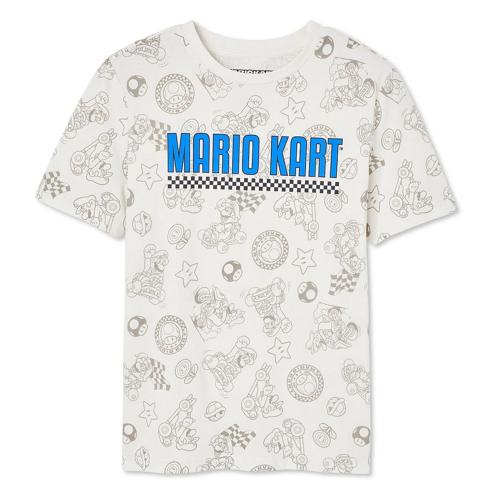 T-shirt Mario Kart Super pour garçons