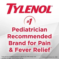 Tylenol Children's Medicine for Fever & Pain, Dye-Free Cherry Liquid, 100 mL