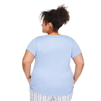 George Women's Plus Pajama 2-Piece Set