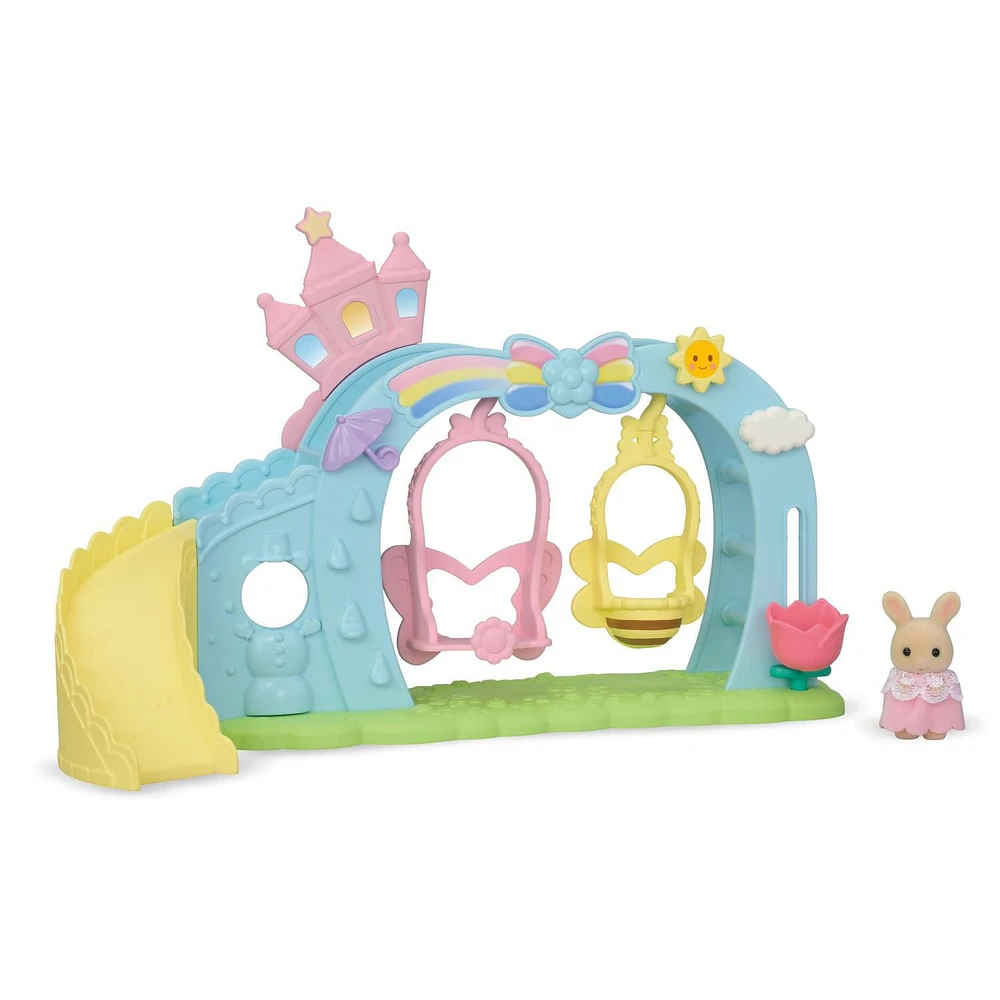 Calico Critters Nursery Swing, Dollhouse Playset with Figure