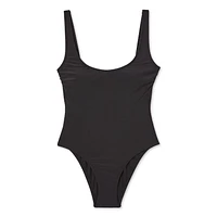 No Boundaries Women's Scoop Neckline Swimsuit