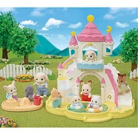 Calico Critters Nursery Sandbox & Pool, Dollhouse Playset with Figure