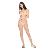 No Boundaries Women's String Bikini Bottom