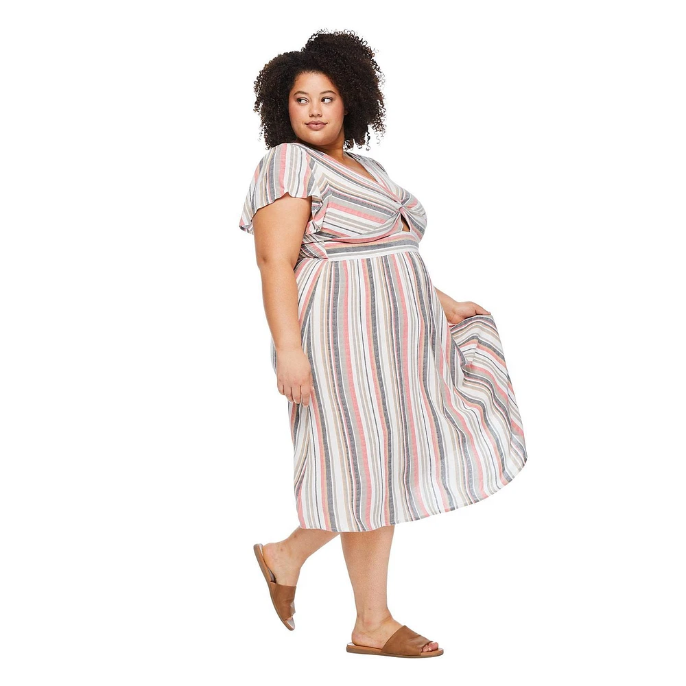 Robe George Plus pour femmes Tailles 1X-4X