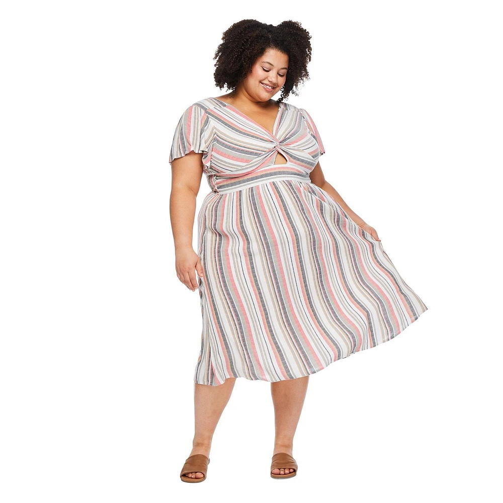 Robe George Plus pour femmes Tailles 1X-4X