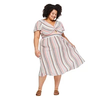 Robe George Plus pour femmes Tailles 1X-4X