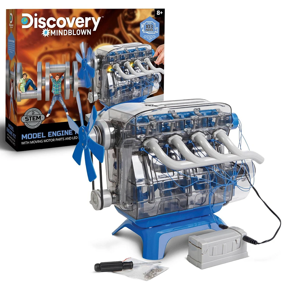 Discovery Toy Kids Model Engine Kit, Model Engine Kit